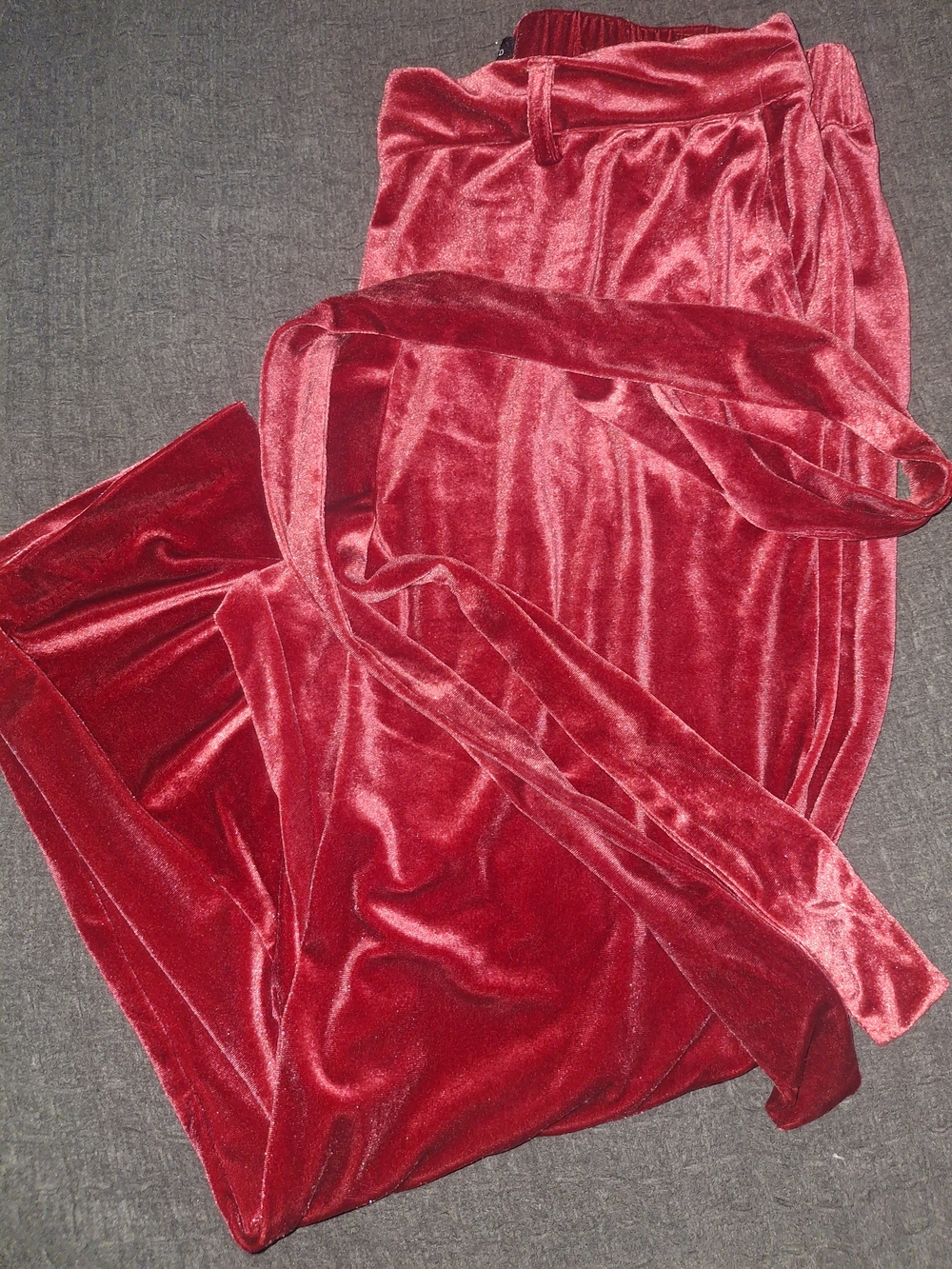 Jules & Leopold Red Velvet Sleep Pants